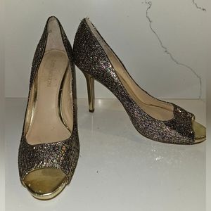ENZO ANGIOLINI glitter heels